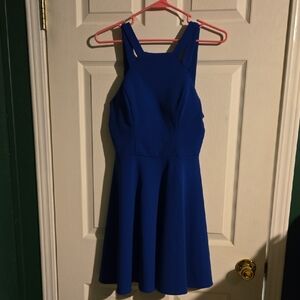 B Smart Blue Sleeveless Dress Size 7